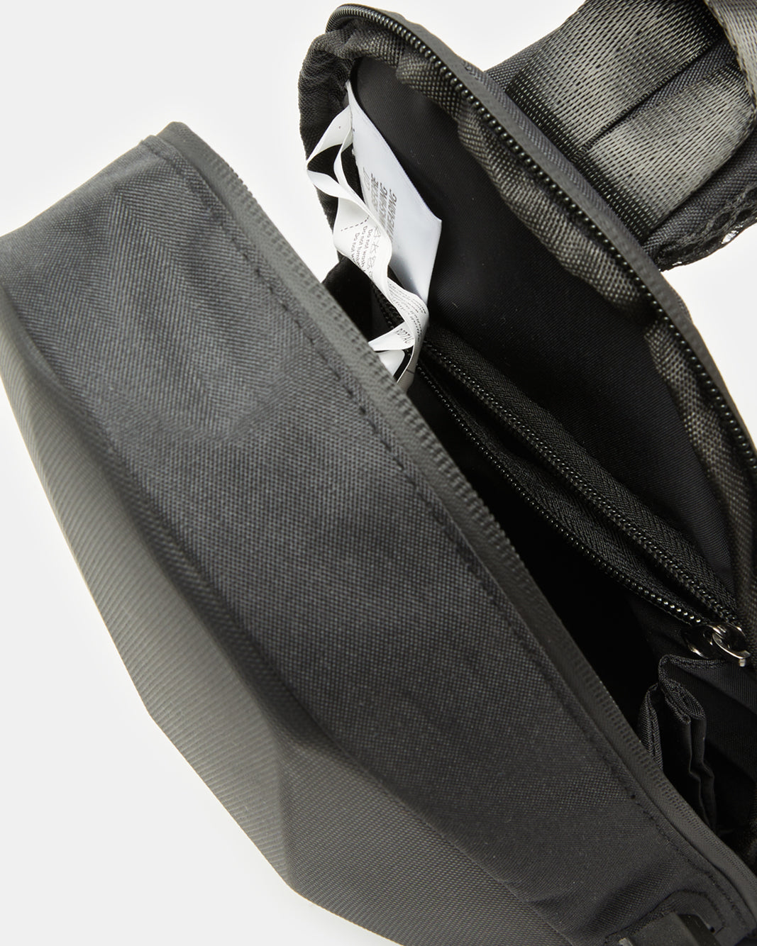 Men Black Textured Sling Bag