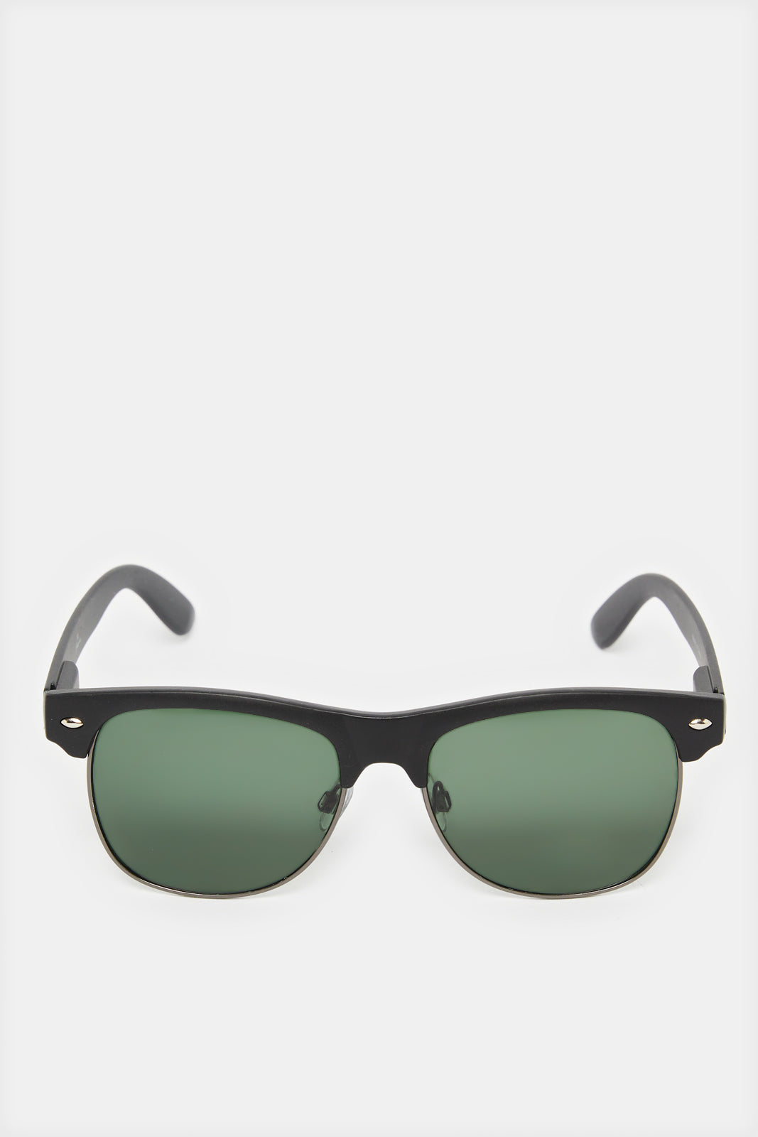 Men Black Round Sunglasses