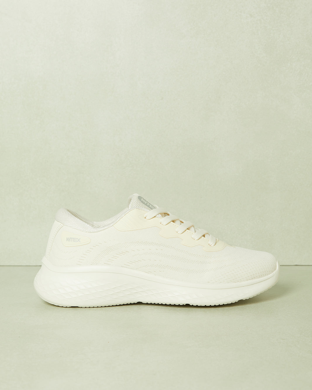 Women ivory Lace Up Sneakers