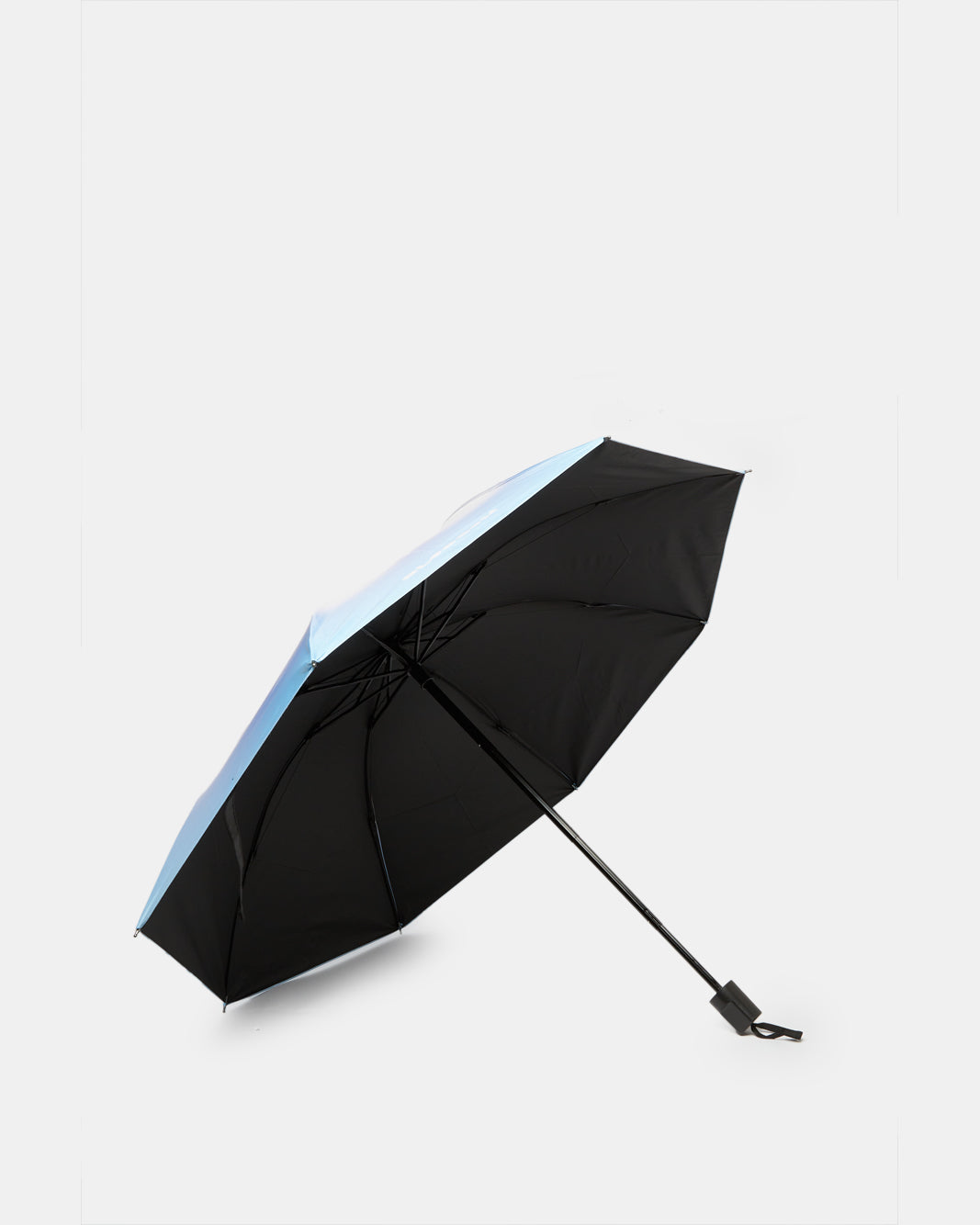 Blue Printed  Foldable Umbrella