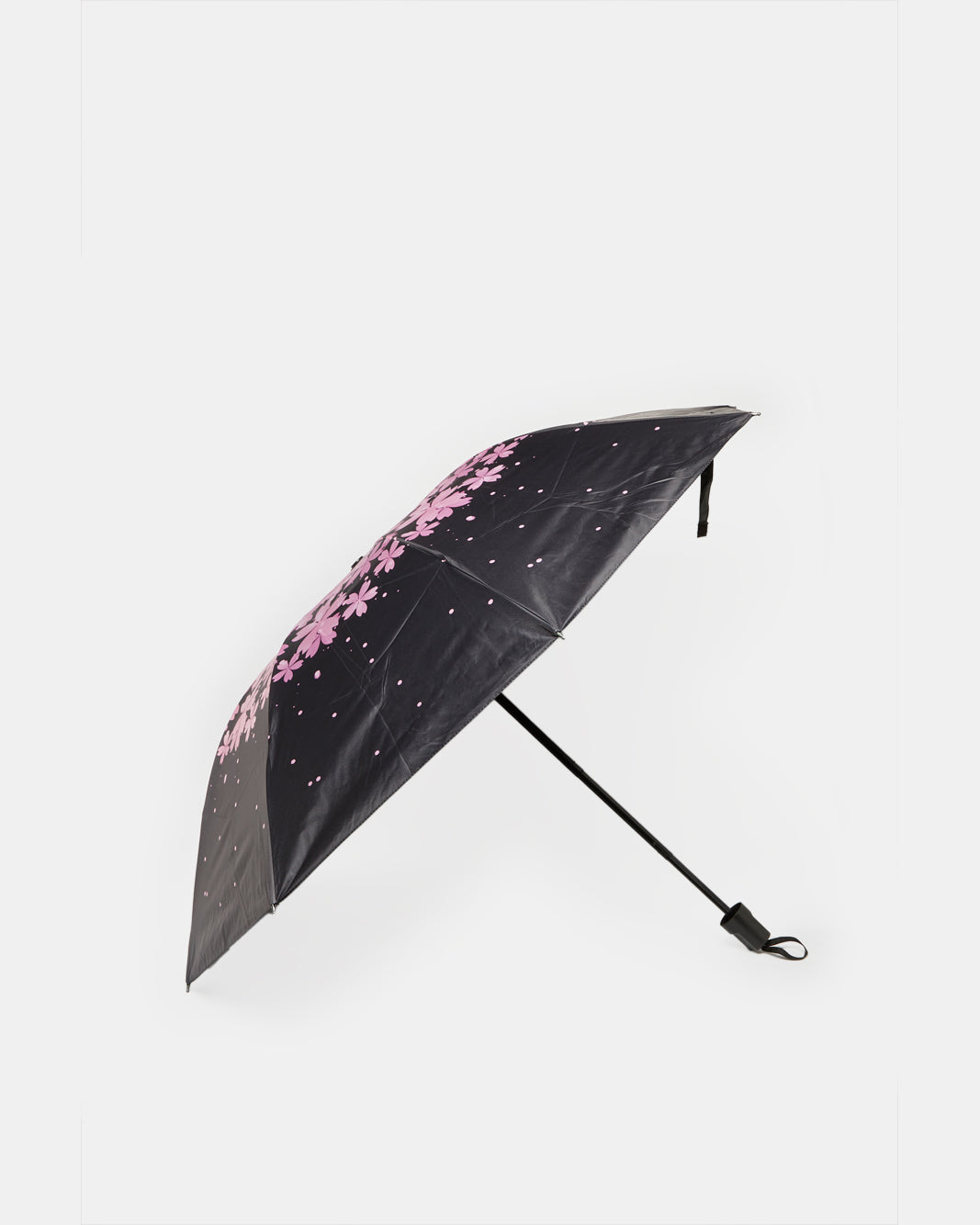 Black Printed  Foldable Umbrella