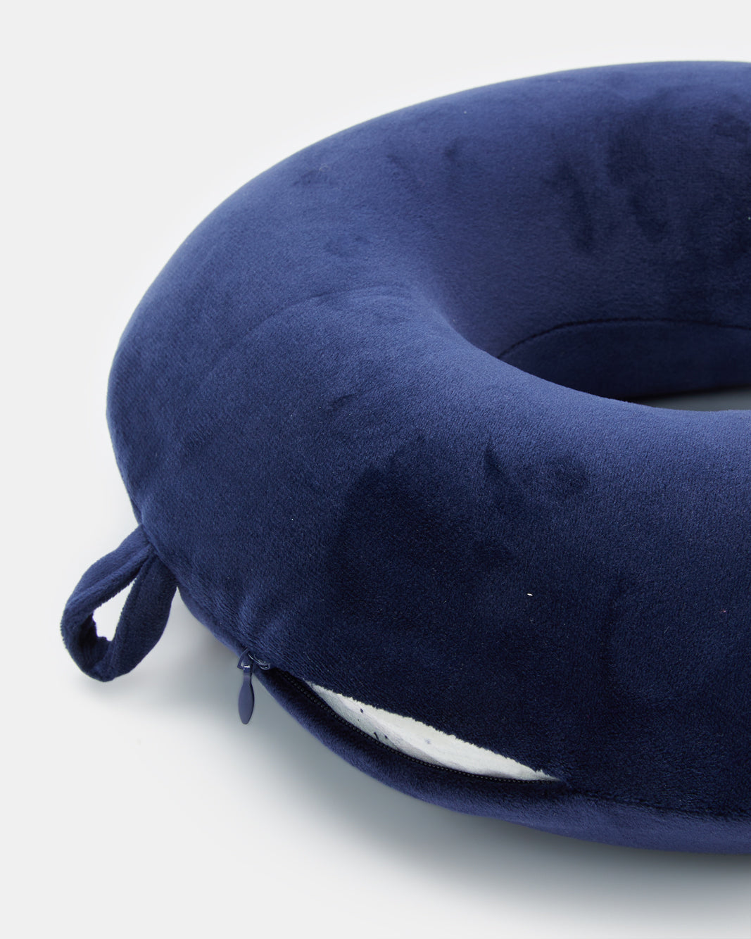 Navy Plain Travel Neck Pillow
