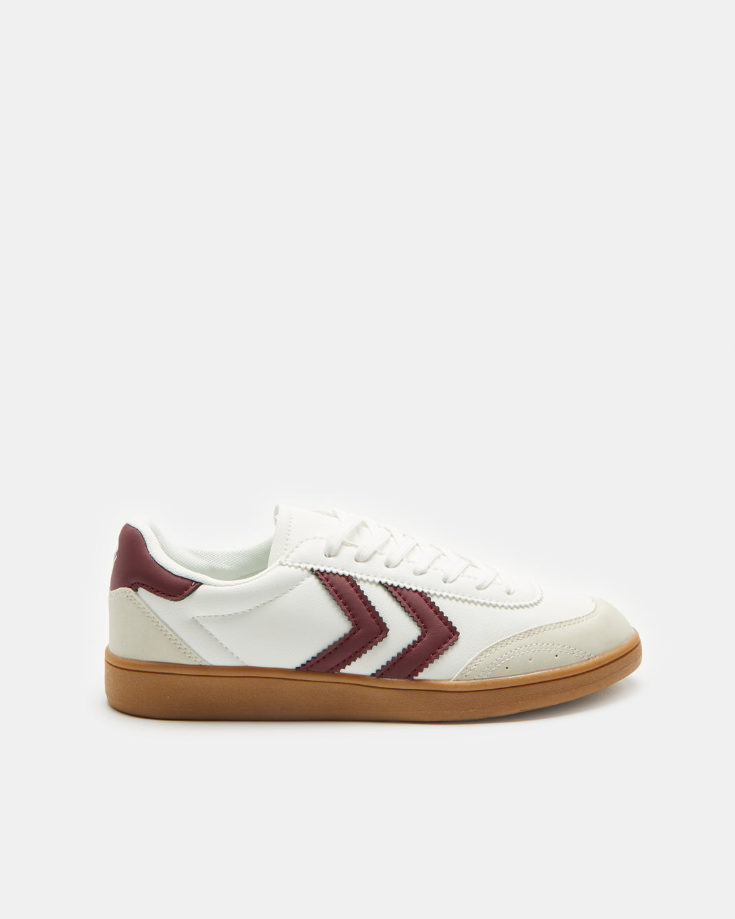Women White Lace Up Sneakers