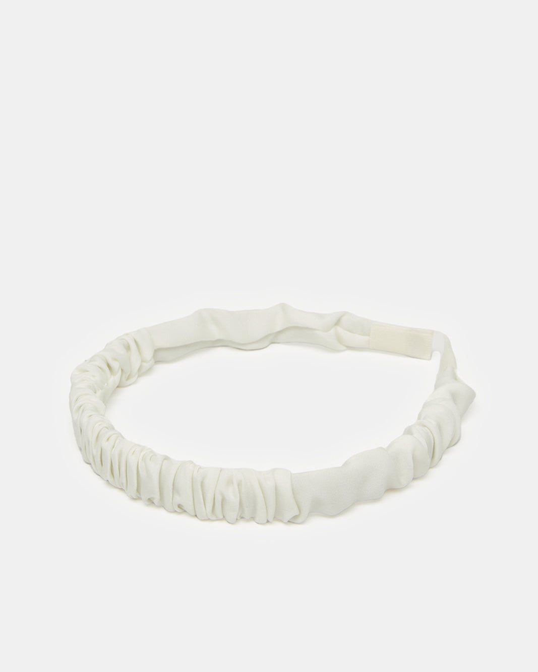 Women White Textured Headband Set (3 Piece)