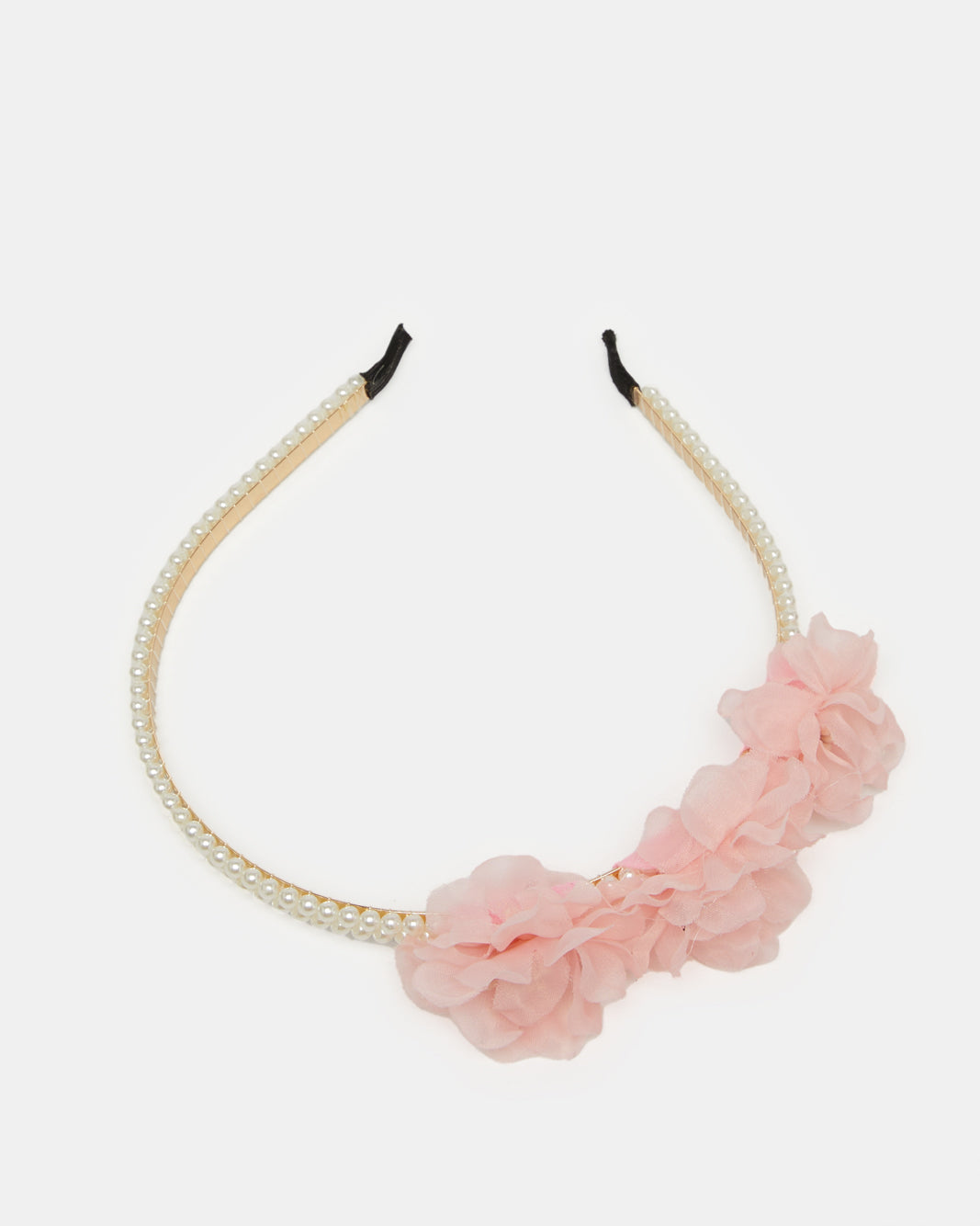 Women Pink Embellished Headband